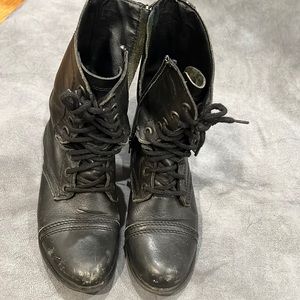 Steve Madden combat boots